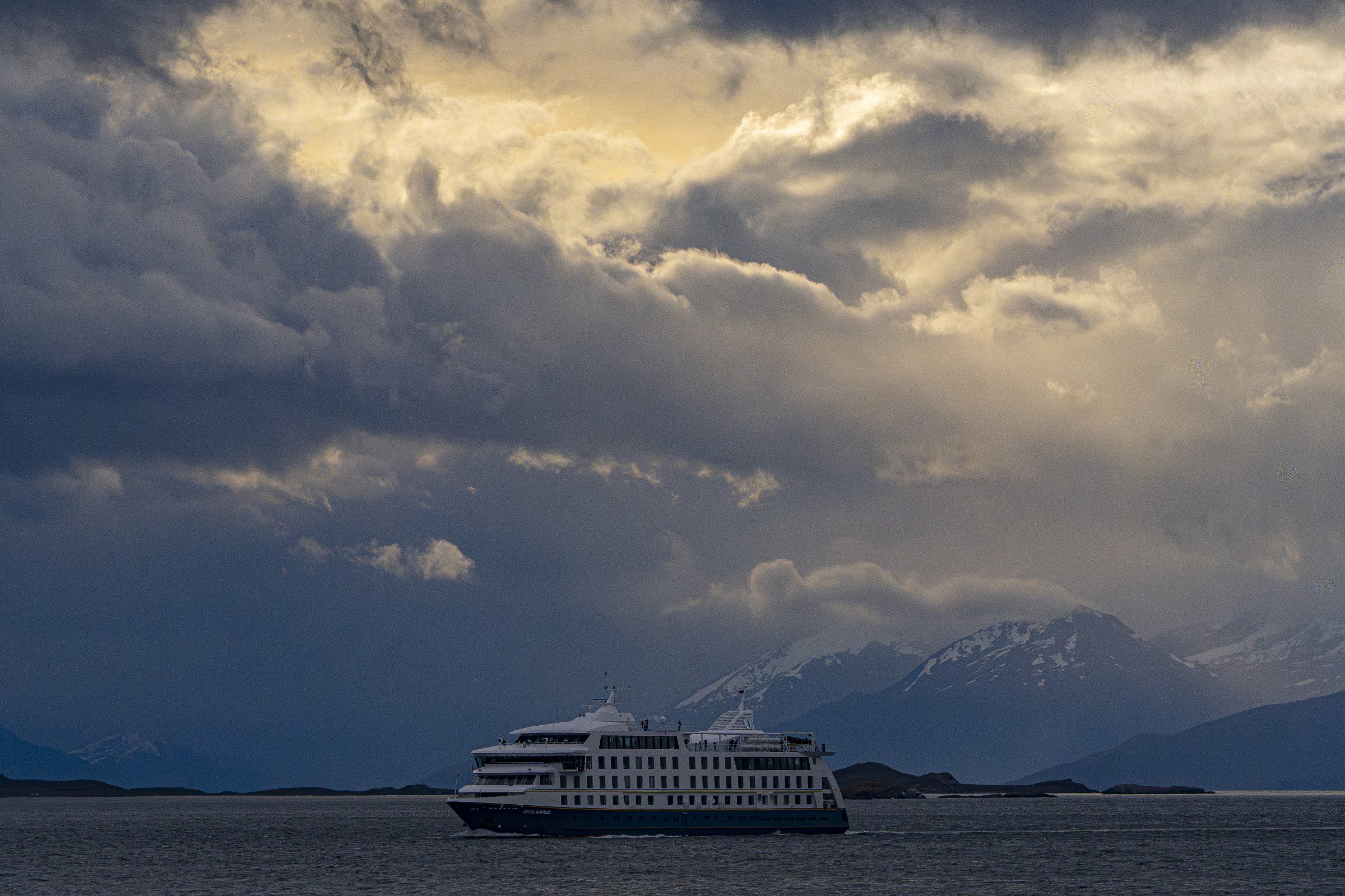 Ship under squall light · Beagle Channel